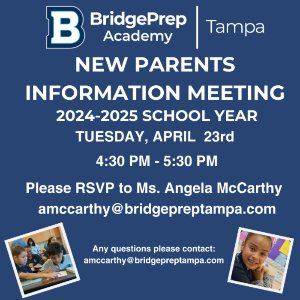 Parent Information meeting April 23rd hope to see you there!!